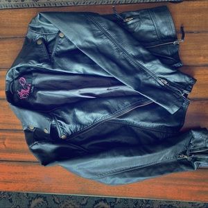 Faux Leather Biker Jacket